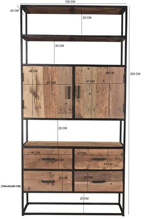 dakota kast 2 deuren/ 4 laden - Korver Living