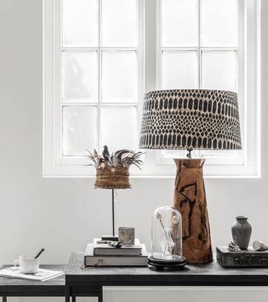 Must Living Balinese Hoed Met Schelpen En Veren - Korver Living