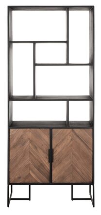 Large-CC-206100-Criss-Cross-bookcase-2-doors-7-open-racks_1