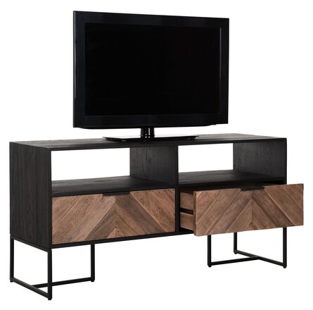 Large-CC-206301-Criss-Cross-tv-stand-2-drawers-2-open-racks_3