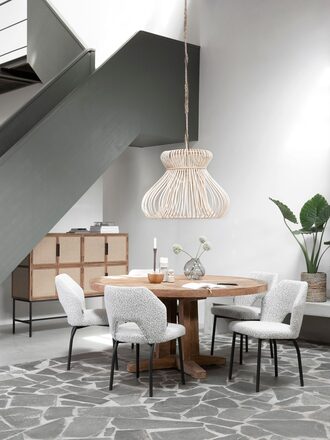 Large-CL-582761-Castello-dining-table-ML-749514-Bloom-side-chair-Boucle-light-grey-ML-Fungo_sf1
