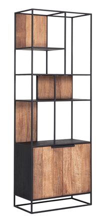 Large-CS-606052-Cosmo-tv-wall-element-bookcase-2-doors-open-racks_2