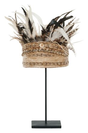 Large-ML-980080-Balinese-Feather-Hat-with-shell_1
