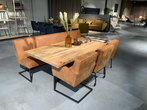 Sara concrete leder sudan brown