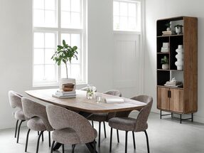 blog ev-333526-dining-table-evo-ev-333005-bookcase-evo-ml-749814-side-chair-arca-brown-sfeer