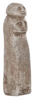 Large-ML 980012 Tadulako twin bald ethnic statue_2_16882512559849