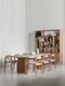 NO-912046-Nova-dining-table-ML-260802-Santiago-dining-chair-AP-461046-Apollo-bookcase_sf3a