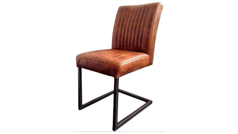 Ferro eetkamerstoel zonder arm lichtbruin Tower living